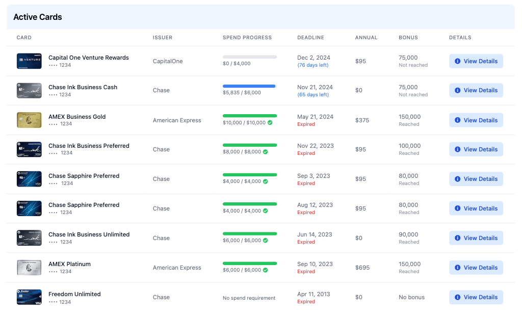 Award Hunter Dashboard Preview